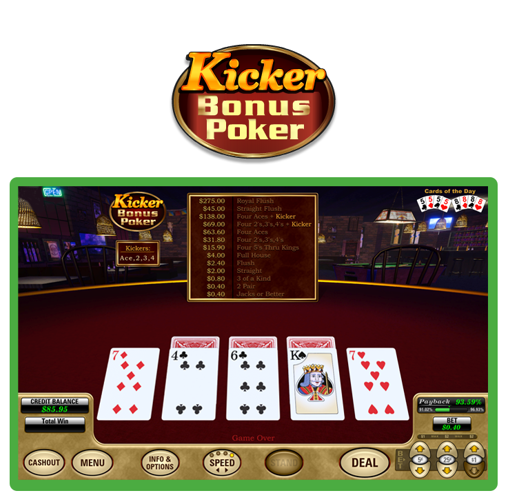 Kicker Bonus screen shot